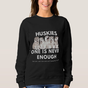 Sweatshirt Cute adorable Chipies Sibériennes Husky