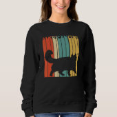 Sweatshirt Cute American Curl Cat (Devant)