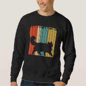 Sweatshirt Cute American Curl Cat (Devant)