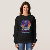 Sweatshirt Cute &  American Pitbull Puppy For Christmas (Devant entier)