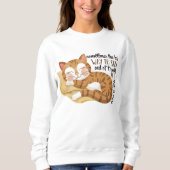 Sweatshirt Cute Amoureux des chats Animal Theme Cosy (Devant)