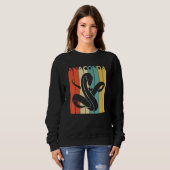 Sweatshirt Cute Anaconda Animal (Devant entier)