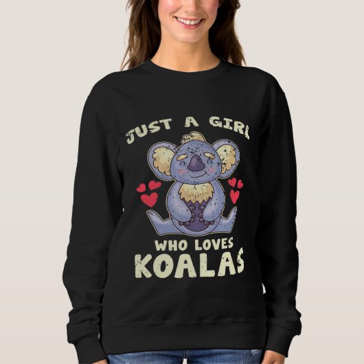 Sweatshirt Cute Australienne Koala Femmes Koala (Devant)