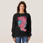 Sweatshirt Cute Axolotl Animal (Devant entier)