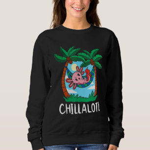Sweatshirt Cute Axolotl Chillalotl I Axolotl Questions Enfant