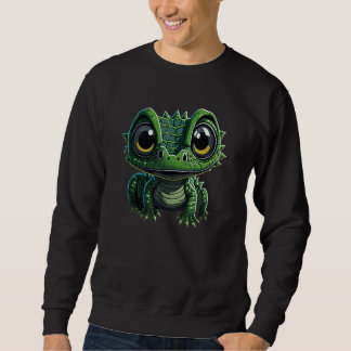 Sweatshirt Cute Baby Crocodile Child  Crocodile Crocodile Rep