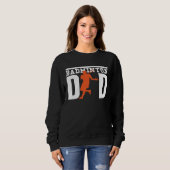 Sweatshirt Cute Badminton Player Tees  Badminton Dad (Devant entier)
