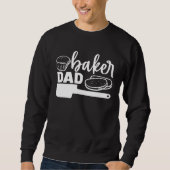 Sweatshirt Cute Baker Dad Baking Bakery Cupcakes Pastries (Devant)