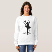 Sweatshirt Cute Ballerina (Devant entier)
