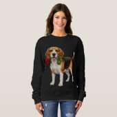 Sweatshirt Cute Beagle Dog (Devant entier)
