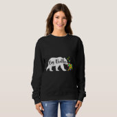 Sweatshirt Cute Big Brother Bear Sensibilisation sur l'autism (Devant entier)