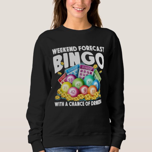 Sweatshirt Cute Bingo For Casino Game Bingo 2 (Devant)