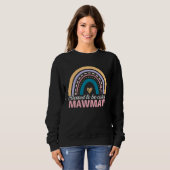 Sweatshirt Cute Blessed To Be Called Mawmaw Rainbow Mother s  (Devant entier)