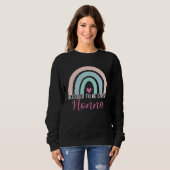 Sweatshirt Cute Blessed To Be Called Nonna Boho Rainbow Mom G (Devant entier)