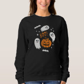 Sweatshirt Cute Boo Halloween (Devant)