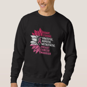 Sweatshirt Cute Brave forte espoir de sensibilisation au canc