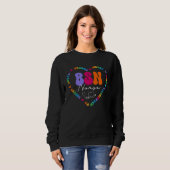 Sweatshirt Cute BSN Nurse Appreciation Nursing School (Devant entier)