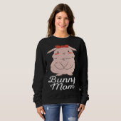 Sweatshirt Cute Bunny Mom (Devant entier)