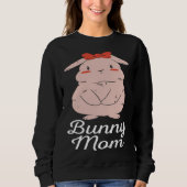 Sweatshirt Cute Bunny Mom (Devant)