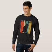 Sweatshirt Cute Burmese Cat (Devant entier)