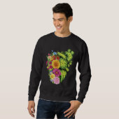 Sweatshirt Cute Cactus Desert Flower Heart Cacti Succulents P (Devant entier)