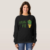 Sweatshirt Cute Cactus  Hug Me (Devant entier)