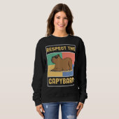 Sweatshirt Cute Capybara Ok Je Tire Capybara (Devant entier)