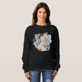 Sweatshirt Cute Cat Drinking Bubble Tea  Tea  Costume (Devant entier)