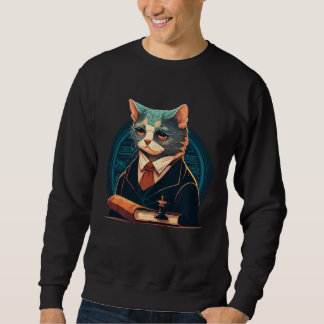 Sweatshirt Cute cat moments Beautiful cat patterns for cat   