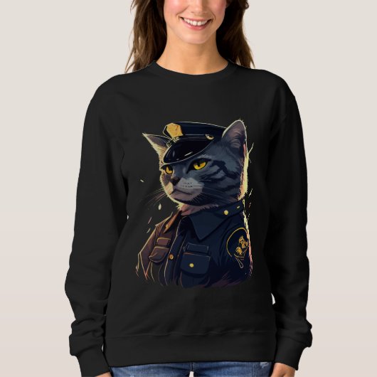 Sweatshirt Cute cat moments Beautiful cat patterns for cat    (Devant)
