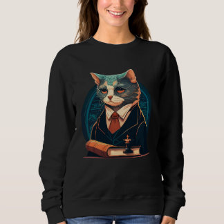 Sweatshirt Cute cat moments Beautiful cat patterns for cat   