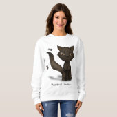 Sweatshirt Cute chat (Devant entier)