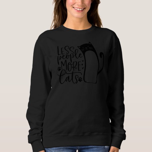 Sweatshirt Cute chat Kitty Animal de compagnie (Devant)