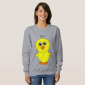 Sweatshirt Cute Chick Thunder_Cove (Devant entier)