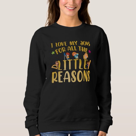 Sweatshirt Cute Childcare Provider Kindergarten Pre K (Devant)