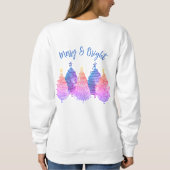 Sweatshirt Cute Christmas Trees (Dos)