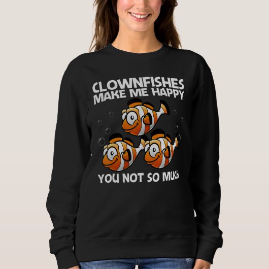 Sweatshirt Cute Clownfish For Men Women Anemonefish Sea Anima (Devant)