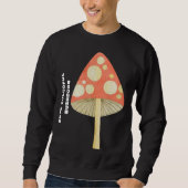 Sweatshirt Cute Colorful Mushroom (Devant)