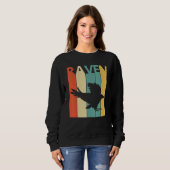 Sweatshirt Cute Corbeau animal (Devant entier)