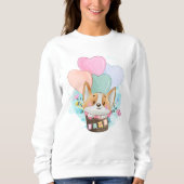 Sweatshirt Cute Corgi (Devant)