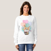 Sweatshirt Cute Corgi (Devant entier)