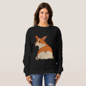 Sweatshirt Cute Corgi 1222 (Devant entier)