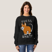 Sweatshirt Cute Corgi Butt Essentiel (Devant entier)