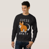 Sweatshirt Cute Corgi Butt Essentiel (Devant entier)