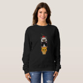 Sweatshirt Cute crème glacée Scoop Cats Chat (Devant entier)