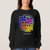 Sweatshirt Cute Custom PLEINEMENT COMPTER SUR DIEU Christian  (Devant)