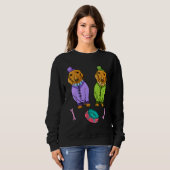Sweatshirt Cute Dachshund Love (Devant entier)