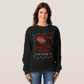 SWEATSHIRT CUTE  DACHSHUND MY HAPPY PILLS COME IN MULTIPLE DO (Devant entier)