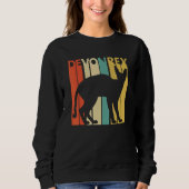 Sweatshirt Cute Devon Rex Cat (Devant)
