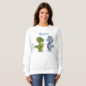 Sweatshirt Cute Dinosaur Paire Thunder_Cove (Devant entier)